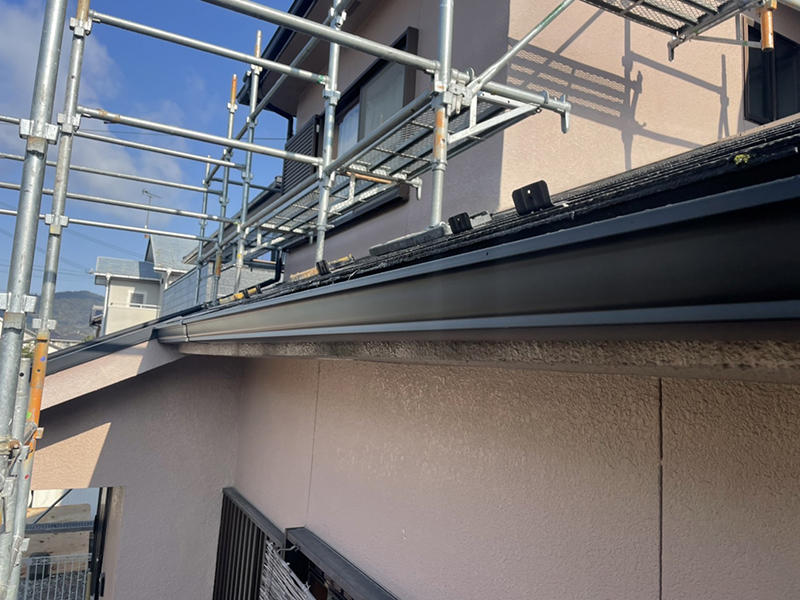 雨樋リフォーム完成　雨樋｜滋賀でリフォームするなら匠工房