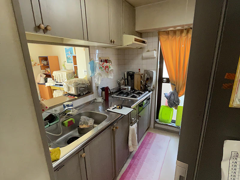 キッチンリフォーム施工前　キッチン｜滋賀でリフォームするなら匠工房