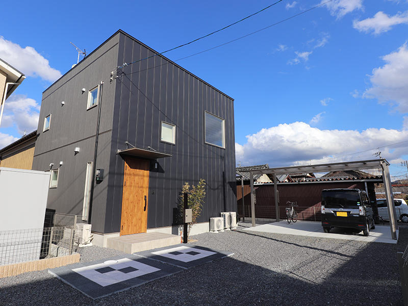 ゼロキューブ新築　外観｜滋賀で家を建てるなら匠工房