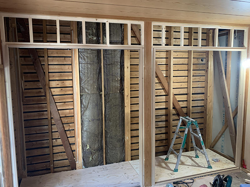 和室リフォーム施工中　床を造作｜滋賀でリフォームするなら匠工房