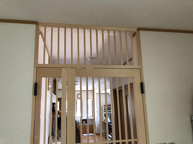建具リフォーム完成　欄間付き｜滋賀でリフォームするなら匠工房