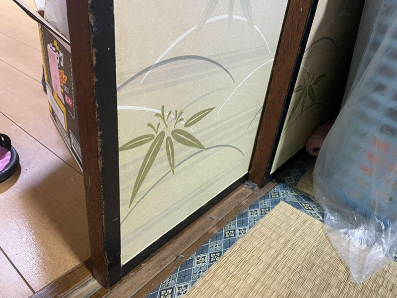 和室リフォーム施工前 障子|滋賀でリフォームするなら匠工房