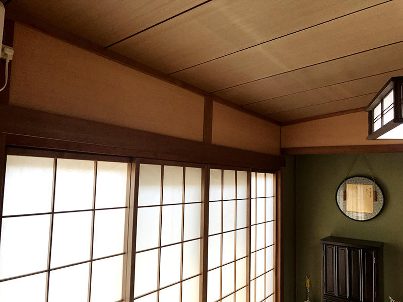 和室　じゅらくかべ