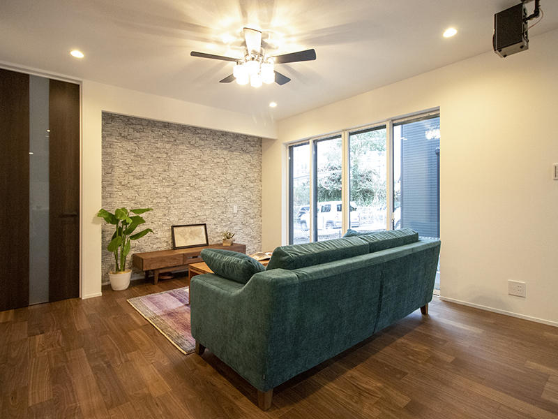 注文住宅新築完成　リビング｜滋賀で家を建てるなら匠工房