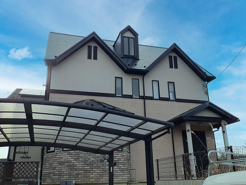 屋根リフォーム完成　外観｜滋賀でリフォームするなら匠工房