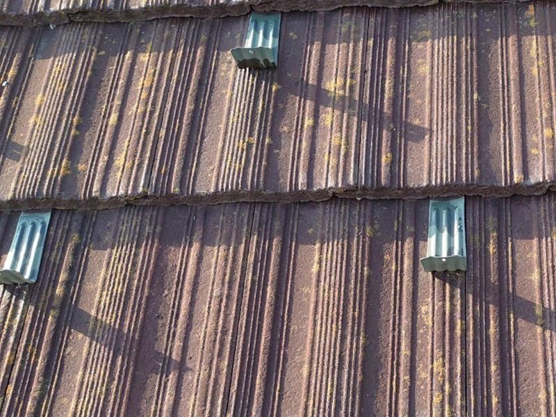 屋根塗装リフォーム施工前　屋根｜滋賀でリフォームするなら匠工房