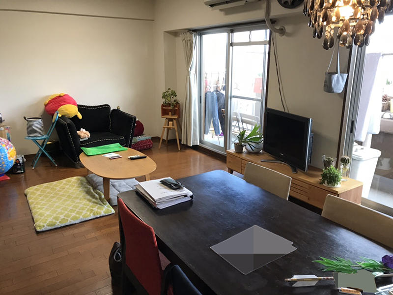 施工前のリビング・ダイニングルーム