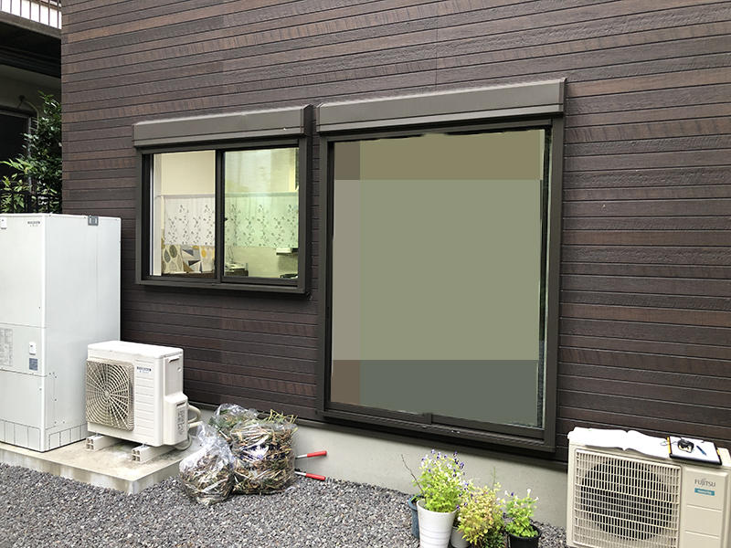 テラスリフォーム施工前　掃き出し窓｜滋賀でリフォームするなら匠工房