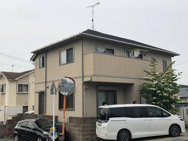 外壁塗装リフォーム施工前 外観|滋賀でリフォームするなら匠工房