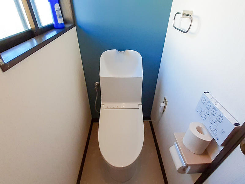 トイレリフォーム完成　トイレ（一体型）｜滋賀でリフォームするなら匠工房