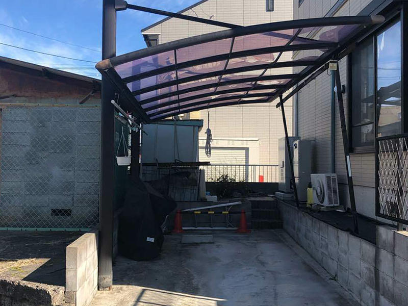 カーポートリフォーム施工前　カーポート｜滋賀でリフォームするなら匠工房