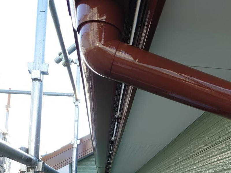 外装リフォーム完成　雨樋｜滋賀でリフォームするなら匠工房