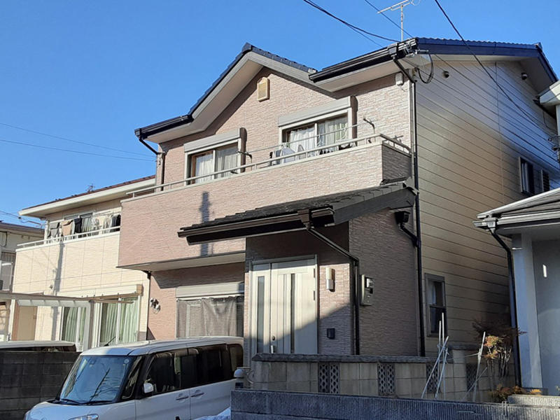 外壁塗装リフォーム完成 外壁 正面:17-50D 側面:21-70F|滋賀でリフォームするなら匠工房