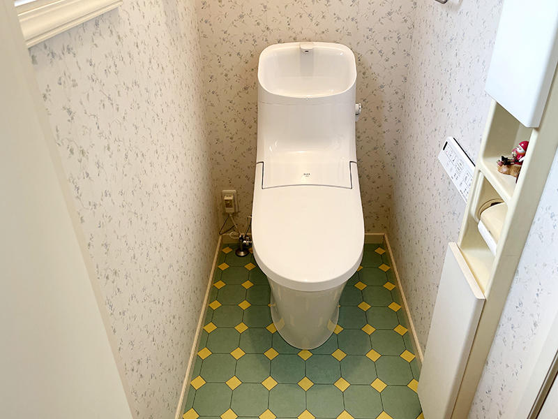 トイレリフォーム完成　トイレ　リクシル　EX｜滋賀でリフォームするなら匠工房