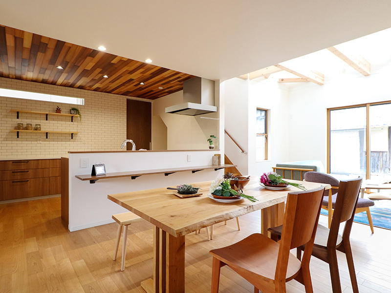 新築フォーセンス完成　ダイニング・キッチン｜滋賀で家を建てるなら匠工房