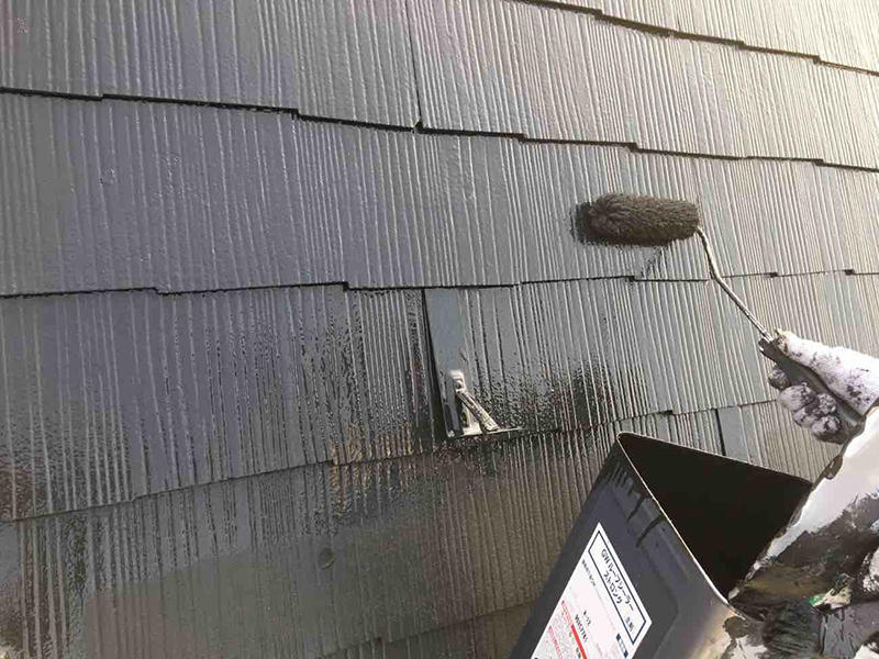 屋根上塗り ガイソールーフ無機