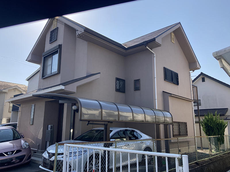 外装リフォーム施工前　外観｜滋賀でリフォームするなら匠工房