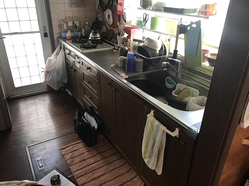 既存　キッチン　施工前