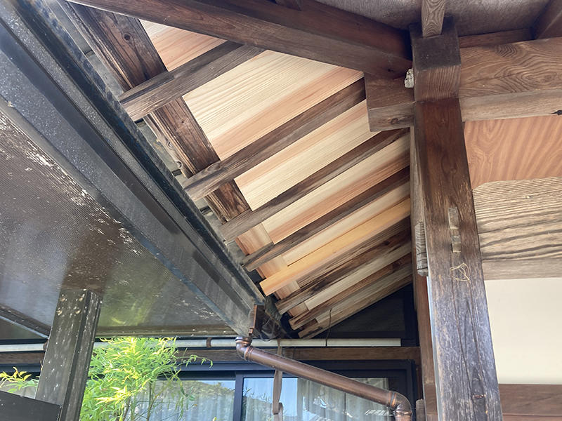 近江八幡市庇リフォーム施工事例