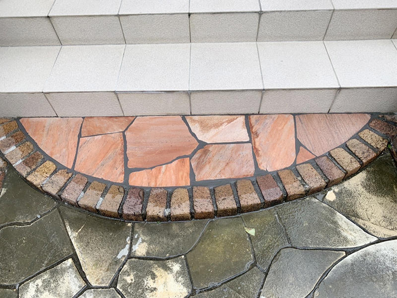 玄関タイルリフォーム完成　太う｜滋賀でリフォームするなら匠工房