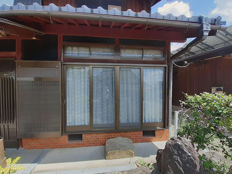 和室から洋室リフォーム施工前　窓｜滋賀でリフォームするなら匠工房