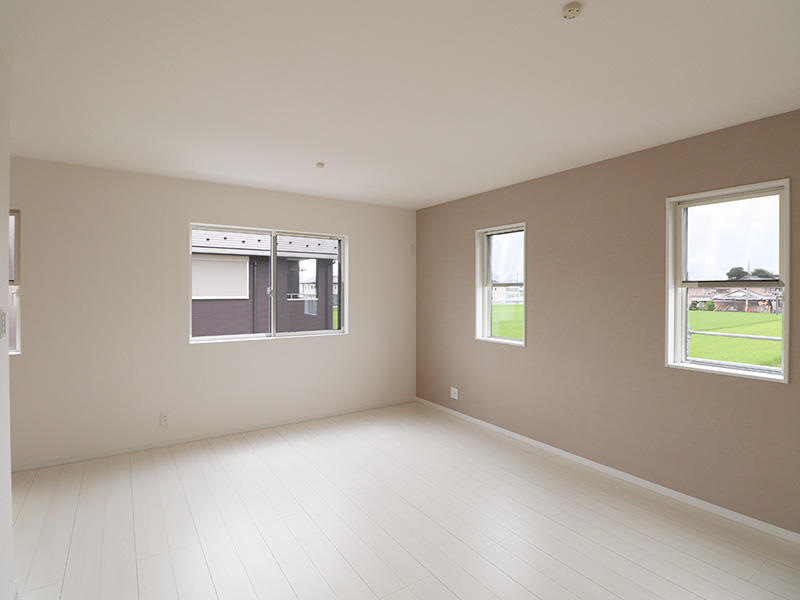 新築フォーセンス完成　アクセントクロス｜滋賀で家を建てるなら匠工房