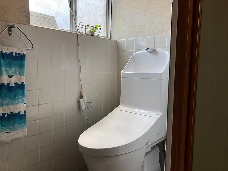 トイレリフォーム完成　トイレ　TOTO　ZJ｜滋賀でリフォームするなら匠工房