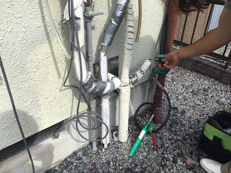 施工事例　給湯器　滋賀　匠工房