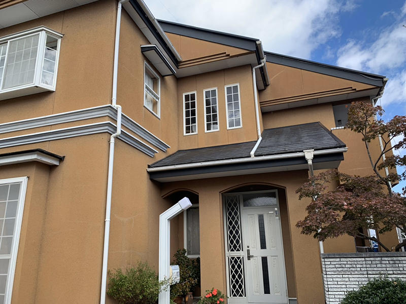 外壁塗装リフォーム施工前　外観｜滋賀でリフォームするなら匠工房