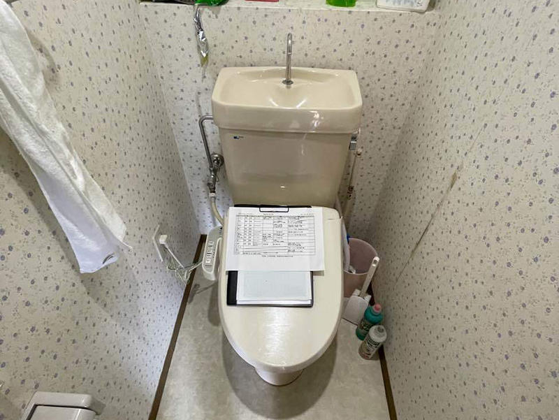 マンションリフォーム施工前 トイレ|滋賀でリフォームするなら匠工房