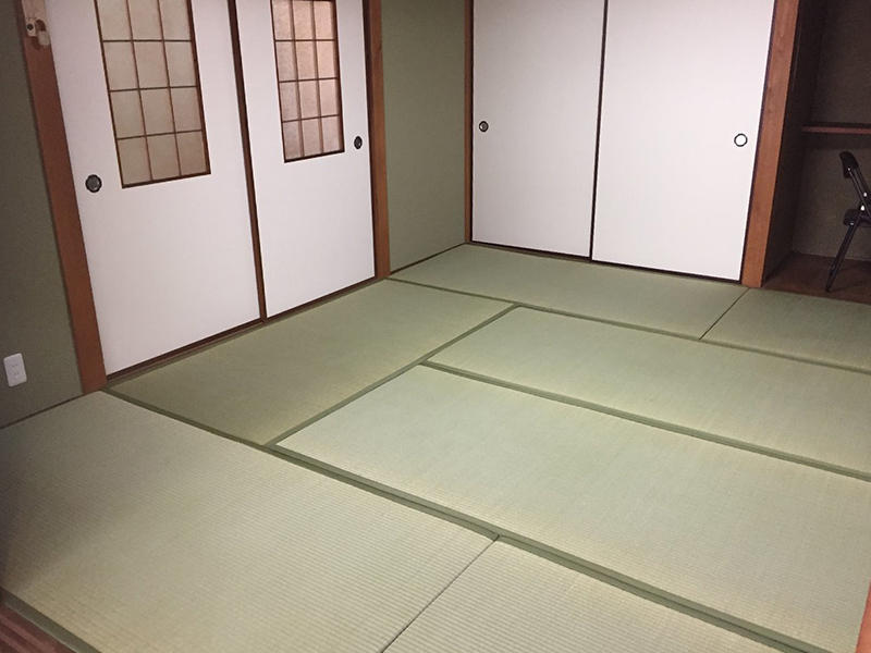 和室　畳表替え