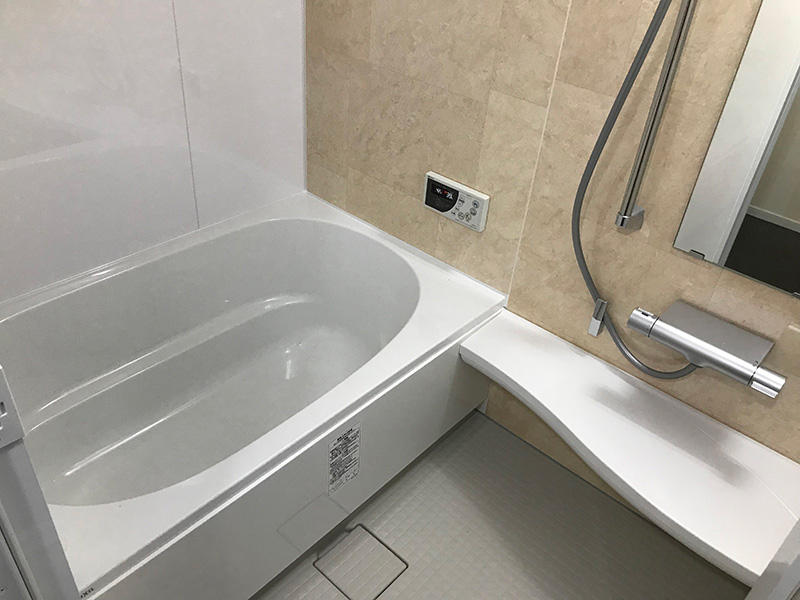 マンションリフォーム完成 システムバス リクシル リノビオP|滋賀でリフォームするなら匠工房