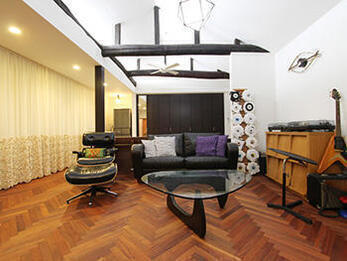 離れをリビング兼寝室へ変更