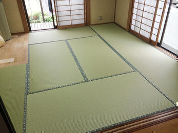 和紙畳で納めたての色合いを長く楽しむ