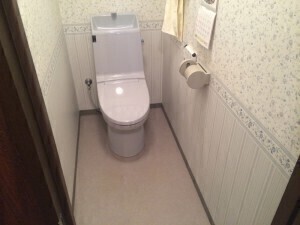 節水トイレに！