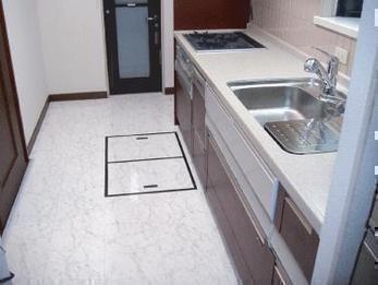 清潔感のあるキッチンへ