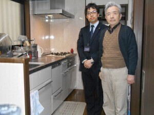 収納力にこだわったキッチン