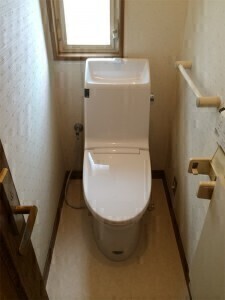 生まれ変わったトイレ空間!