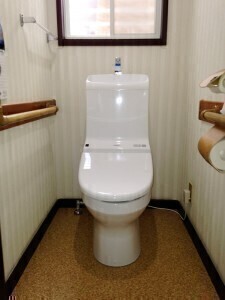 トイレがキレイになりました