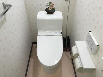 下水を引き込んで、快適なトイレに