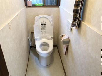 早急に！水漏れトイレ工事！