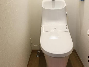 段差をなくした最新トイレ