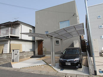 スカイバルコニーのあるお家