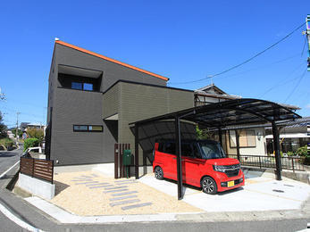 リビングからつながる家