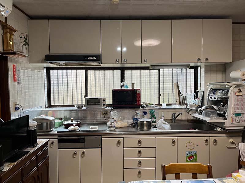 野洲市 キッチンリフォーム 施工前｜滋賀でリフォームするなら匠工房