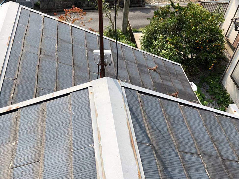 大津市 屋根塗装 施工前|滋賀でリフォームするなら匠工房