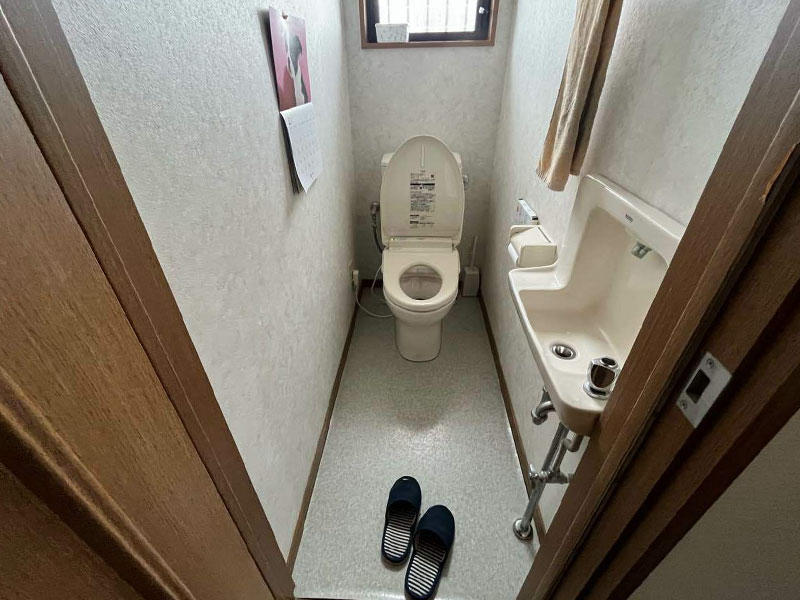 甲賀市 トイレリフォーム 施工前|滋賀でリフォームするなら匠工房