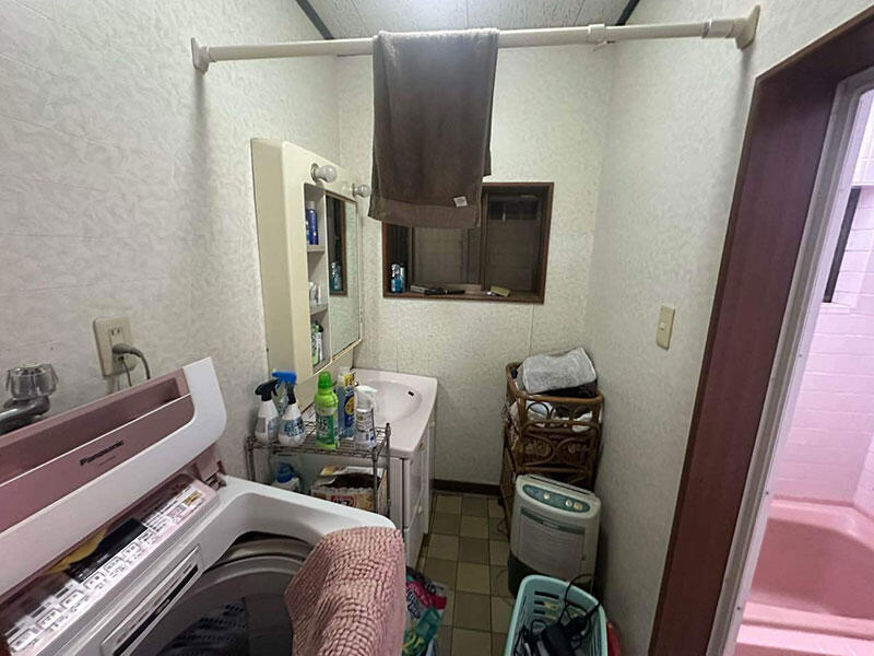 守山市 洗面脱衣室リフォーム 施工前|滋賀でリフォームするなら匠工房