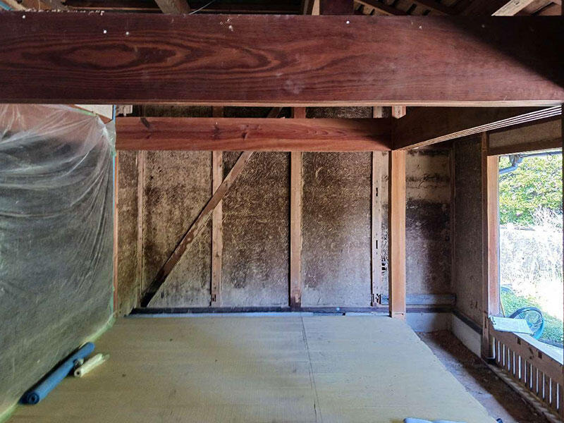 甲賀市 和室リフォーム 施工中｜滋賀でリフォームするなら匠工房