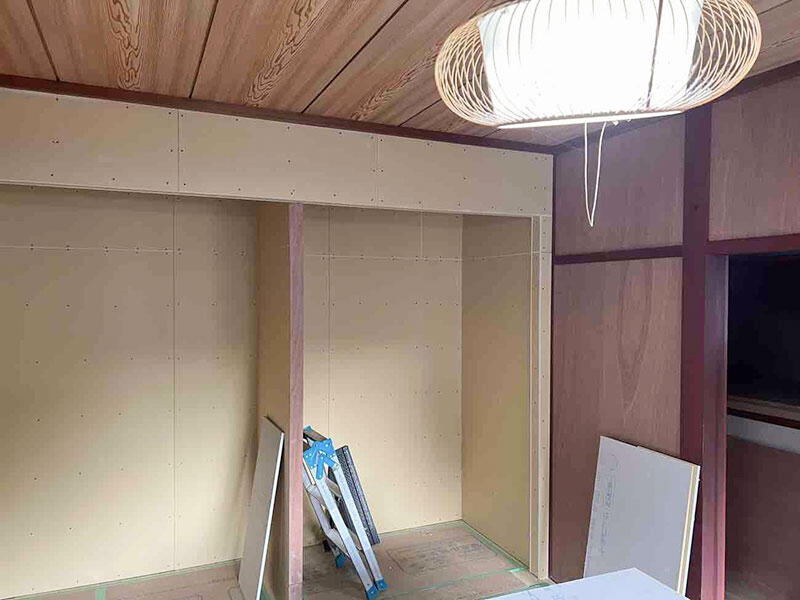 近江八幡市 内装リフォーム 施工中｜滋賀でリフォームするなら匠工房